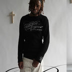 Gothic Script Long Sleeve Tee