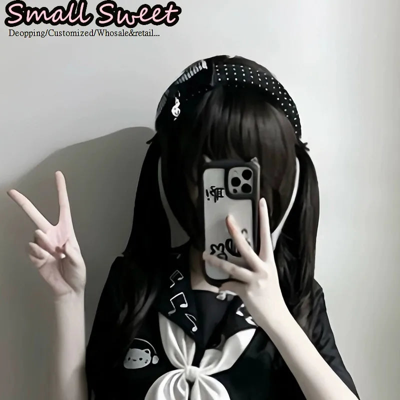Piano Key Lace Headband