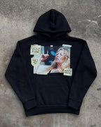 Grunge Print Oversized Hoodie