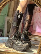 Skull Platform Dad Shoes