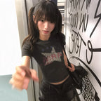 Star Print Gothic Tee