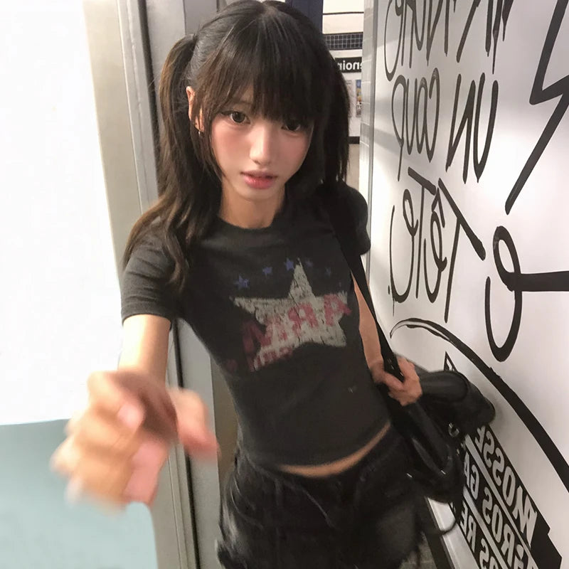 Star Print Gothic Tee
