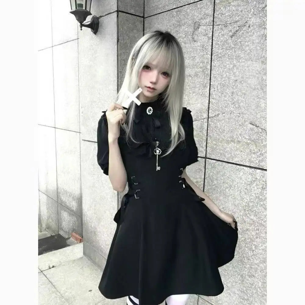 Gothic Lace Long Sleeve Dress