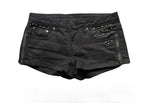 Studded Denim Shorts