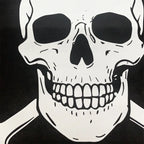 Skull Print Anime Tee