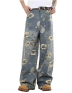 Vintage Wash Baggy Jeans