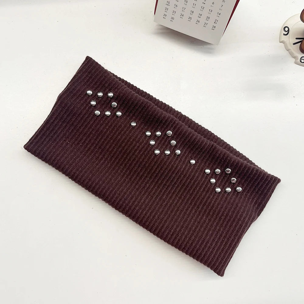 Studded Wide Headband