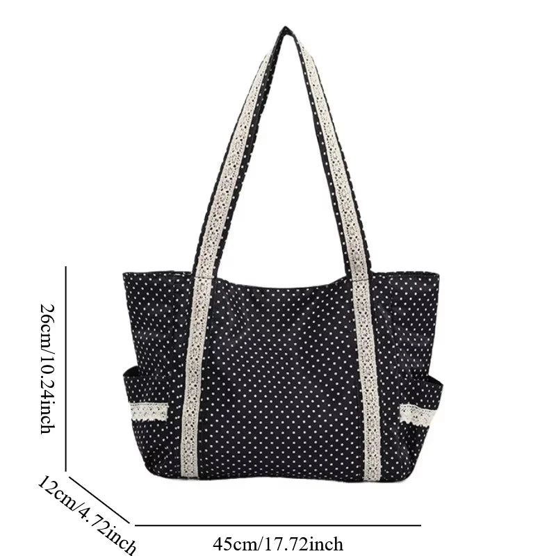Polka Dot Shoulder Bag