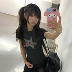 Star Print Gothic Tee