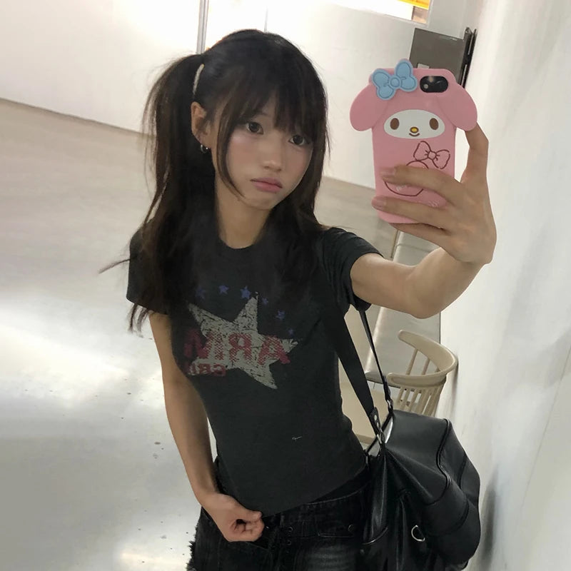 Star Print Gothic Tee