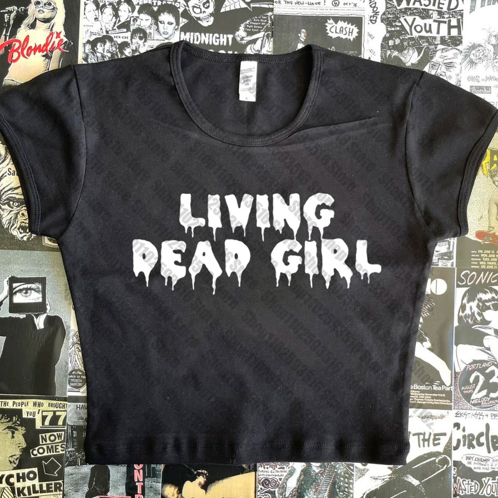 Living Dead Girl Crop Tee