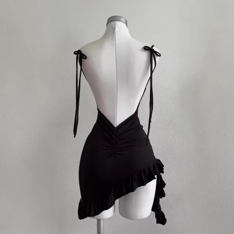 Backless Mini Dress
