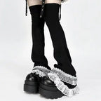 Lace Flare Leg Warmers