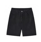 Embroidered Denim Shorts