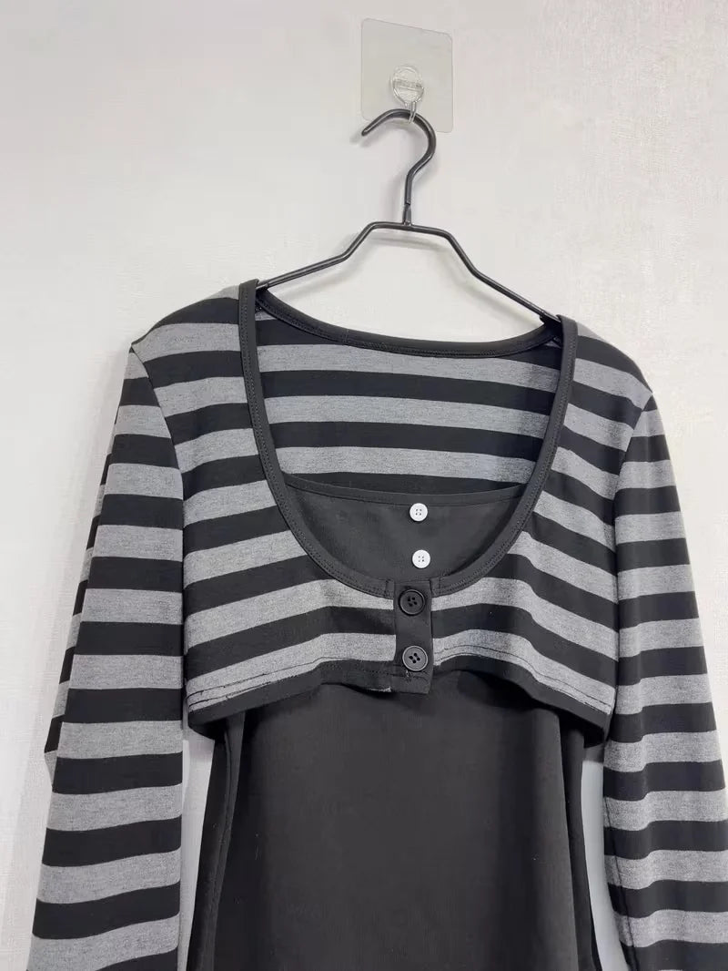 Striped Off-Shoulder Top