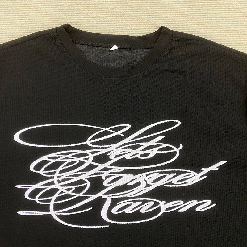 Gothic Script Long Sleeve Tee