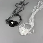 Lace Cross Eye Patch