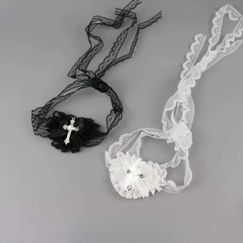 Lace Cross Eye Patch