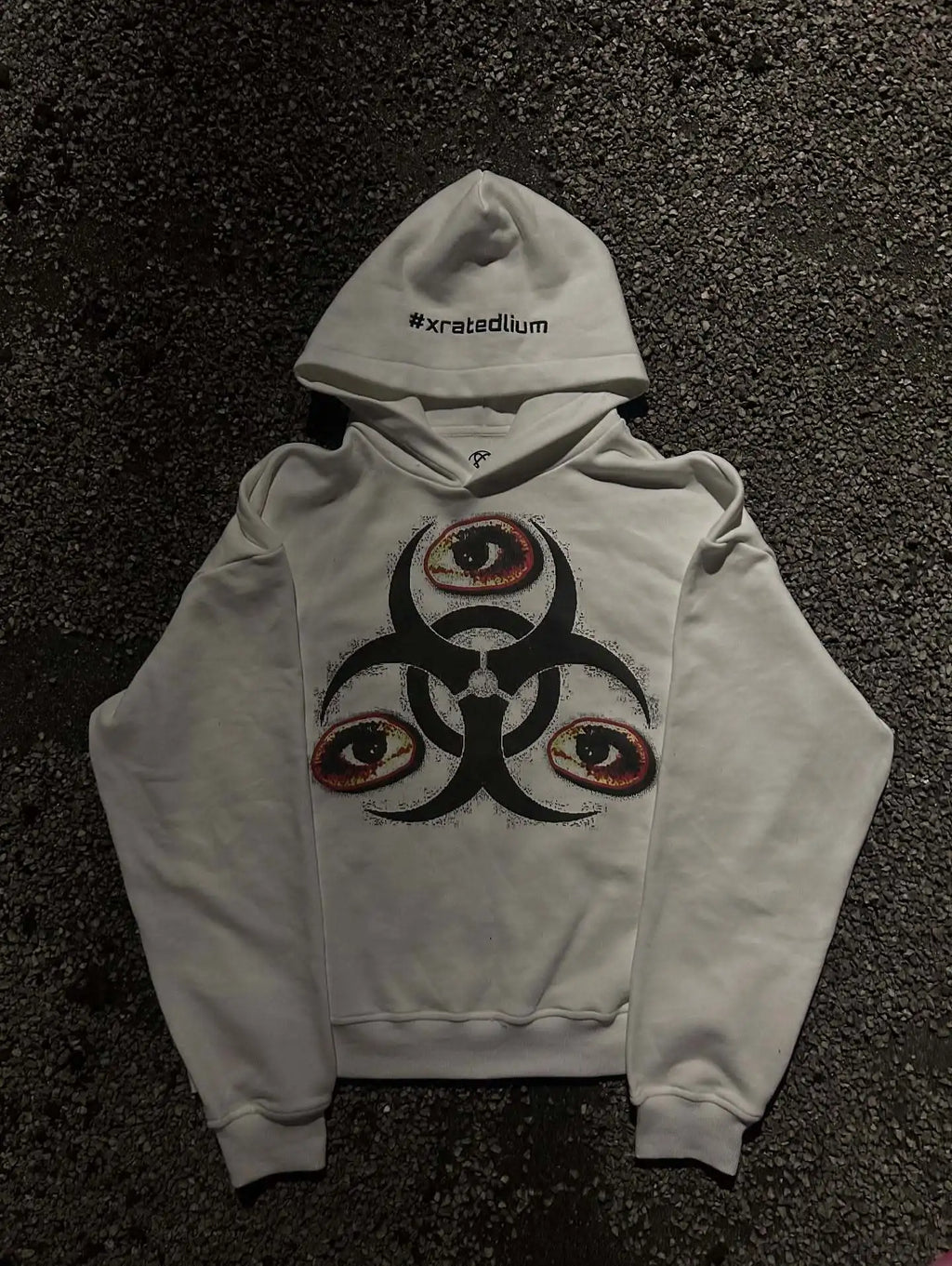 Biohazard Print Hoodie