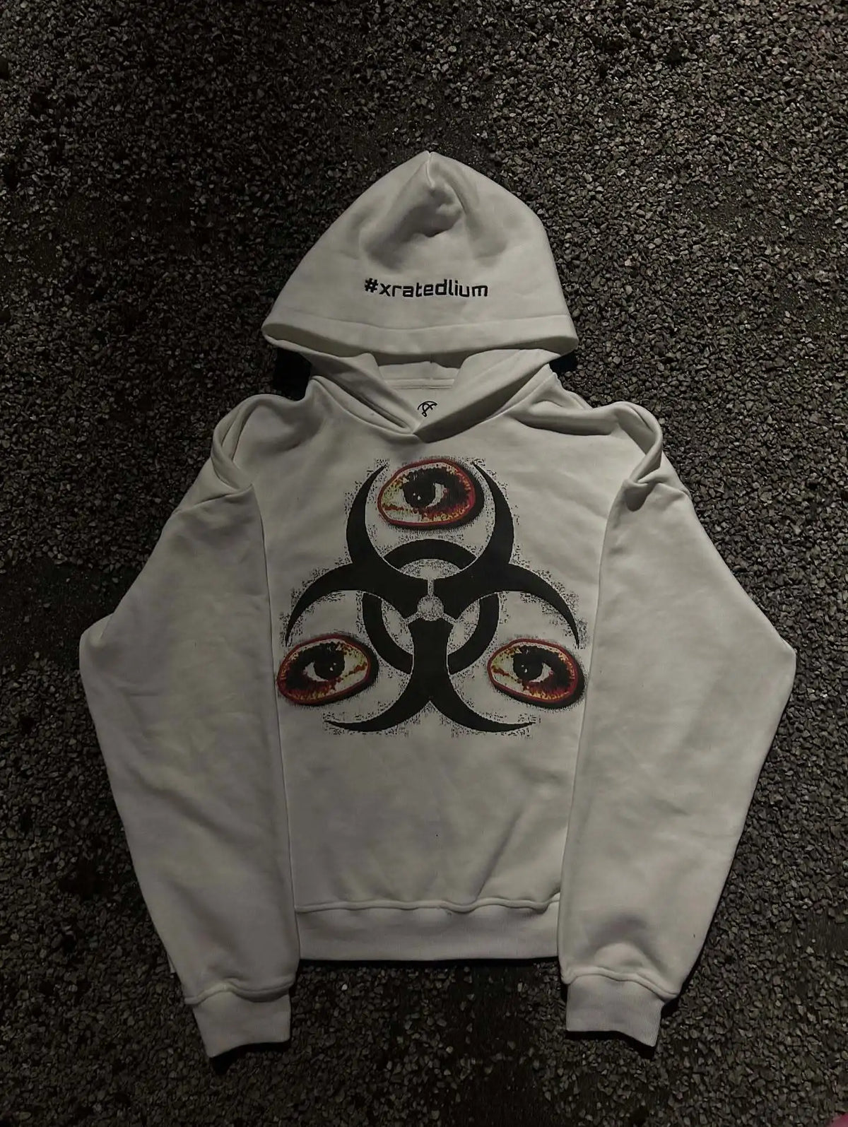 Biohazard Print Hoodie
