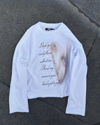Striped Grunge Long Sleeve Tee