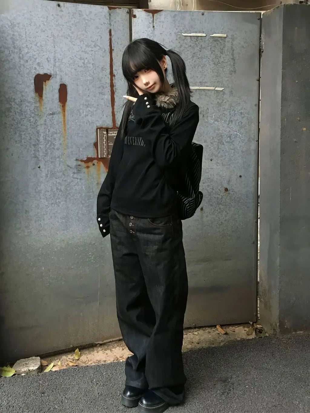 Gothic Long Sleeve Polo