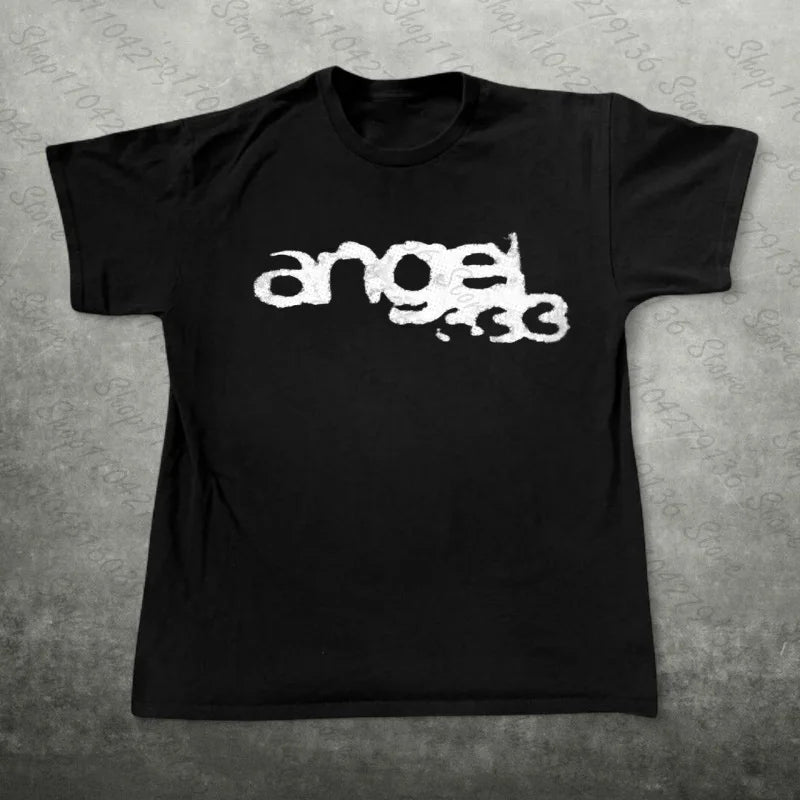 Angel Print Gothic Tee