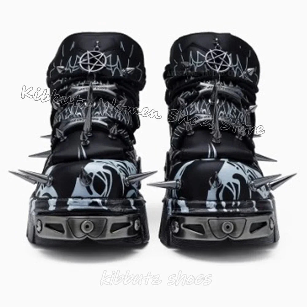 Metal Chain Platform Sneakers