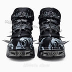 Metal Chain Platform Sneakers