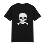Skull Print Anime Tee