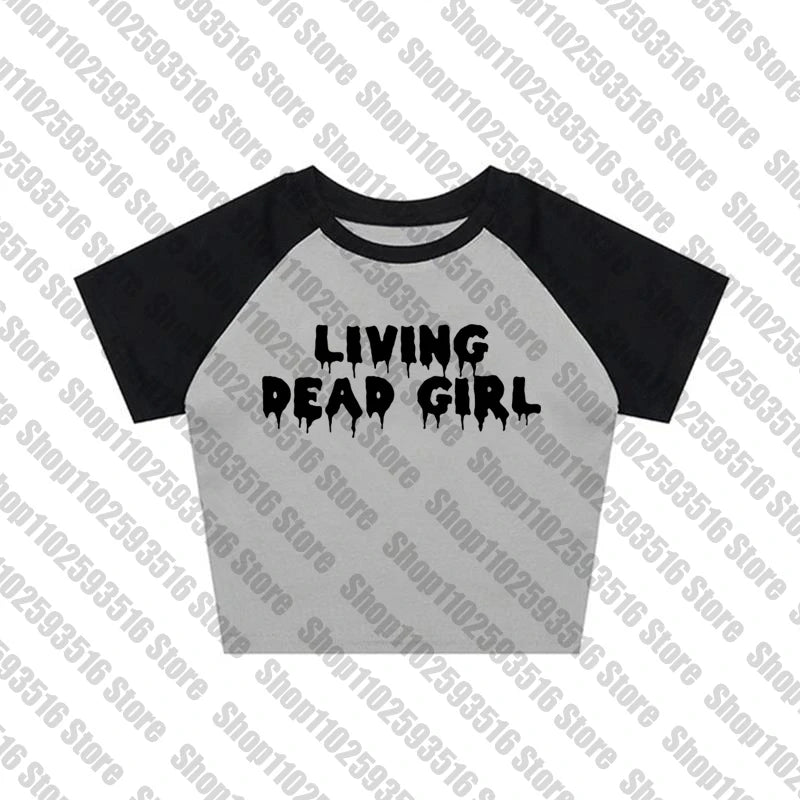 Living Dead Girl Crop Tee