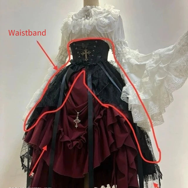 Gothic Lolita Ruffle Dress