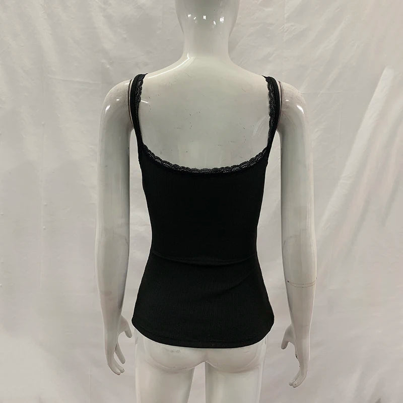 Lace Trim Cami Top
