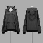 Rivet Zip-Up Hoodie