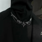 Wings & Cross Pendant Necklace