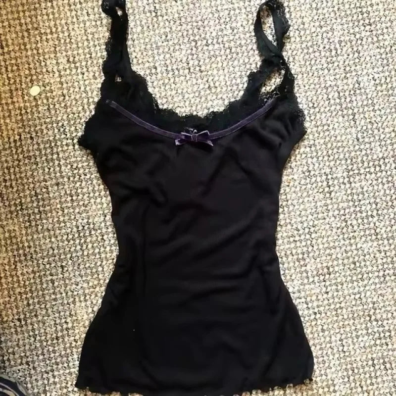 Lace Trim Cami Top