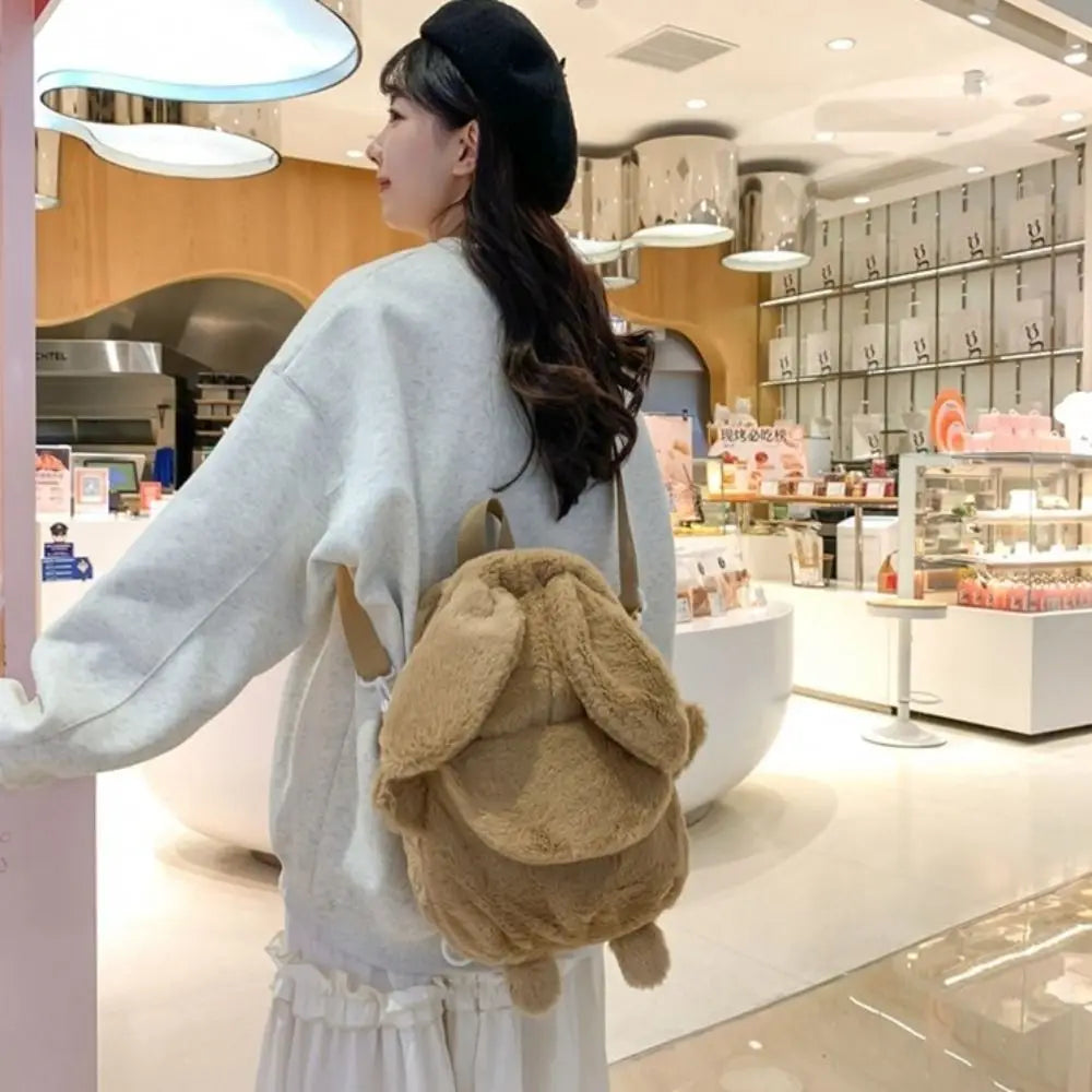 Plush Bunny Backpack