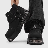 Gothic Platform Chelsea Boots