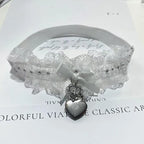 Lace Heart Leg Ring