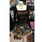 Leopard Print Two-Piece Set