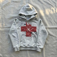 Cross Print Hoodie