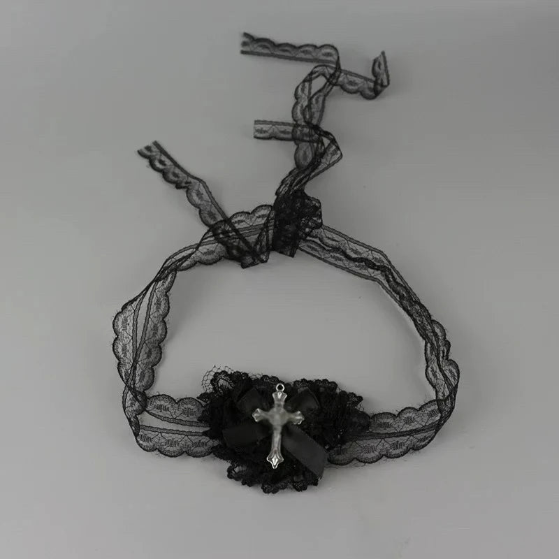 Lace Cross Eye Patch