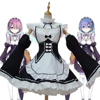 Rem Maid Cosplay Dress