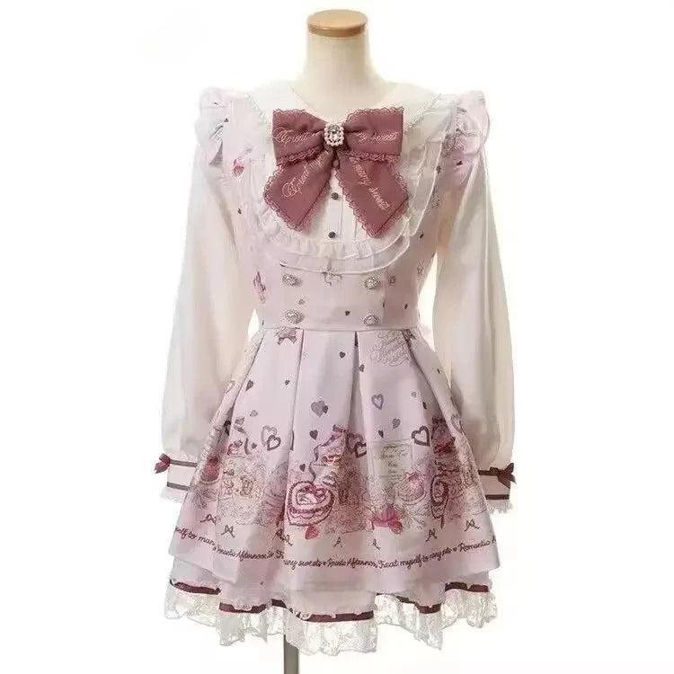Plaid Bow Lolita Dress