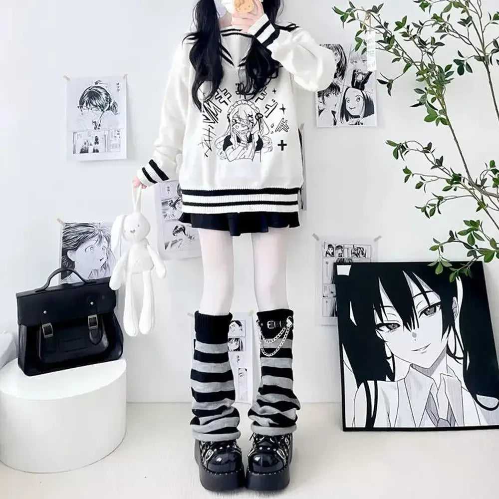 Striped Lolita Socks