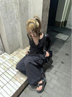 Gothic Lace Long Sleeve Top