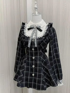Plaid Bow Lolita Dress