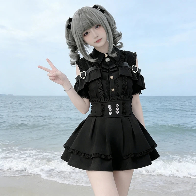 JK Uniform Skirt Set