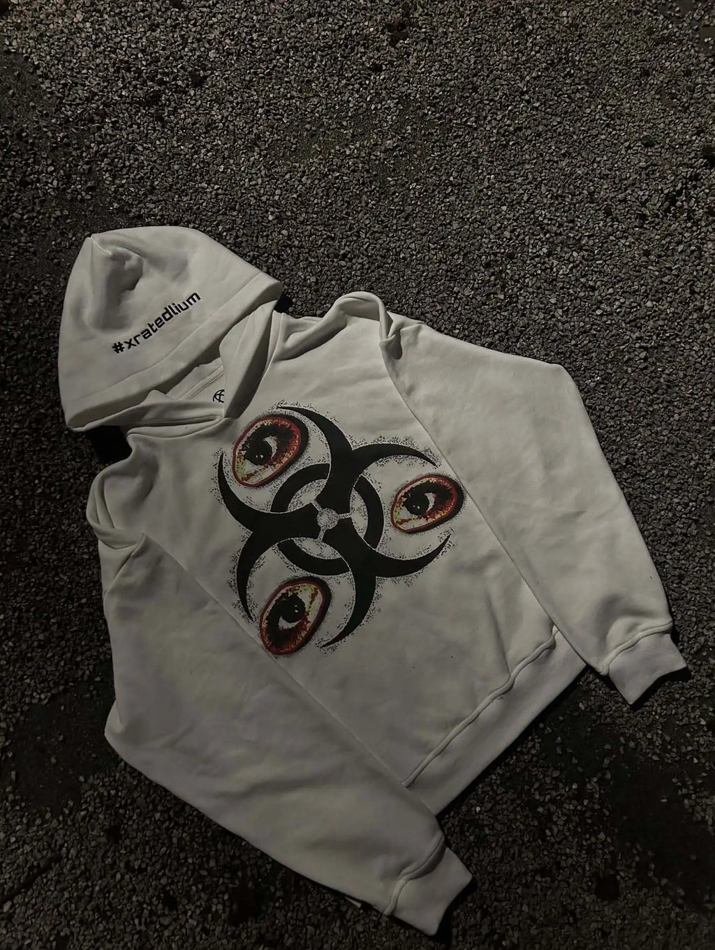 Biohazard Print Hoodie