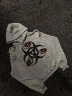 Biohazard Print Hoodie